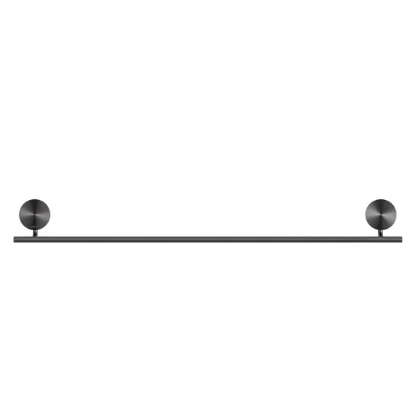 Geesa Opal porte-serviette 60 cm - Brushed Black Metal