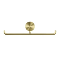 Geesa Opal porte-rouleau papier toilette double - Brushed Gold