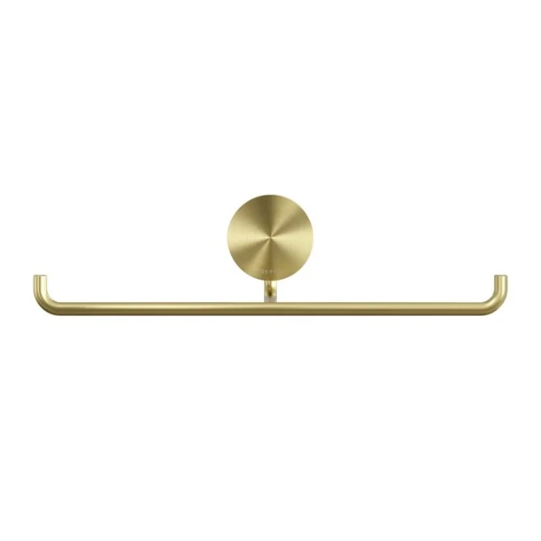 Geesa Opal porte-rouleau papier toilette double - Brushed Gold