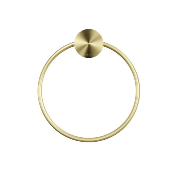 Geesa Opal porte-serviette anneau - Brushed Gold