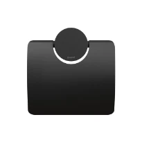 Geesa Opal porte-rouleau avec couvercle - Black
