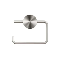 Geesa Opal porte-rouleau papier toilette sans rabat - Brushed Stainless Steel