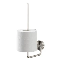 Geesa Opal porte-rouleaux papier toilette de réserve - Brushed Stainless Steel