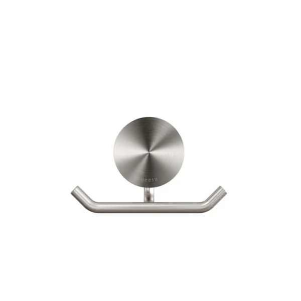Geesa Opal handdoekhaak dubbel - Brushed Stainless Steel
