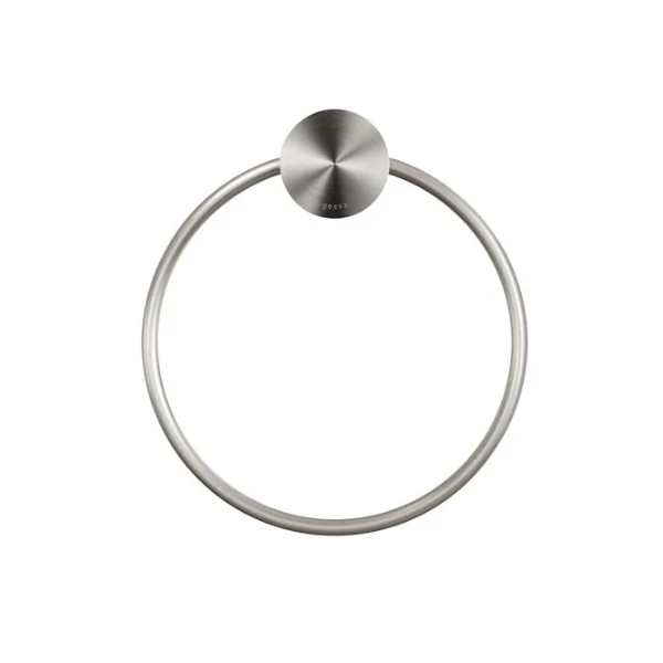 Geesa Opal porte-serviette anneau - Brushed Stainless Steel