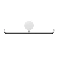 Geesa Opal porte-rouleau papier toilette double - chromé