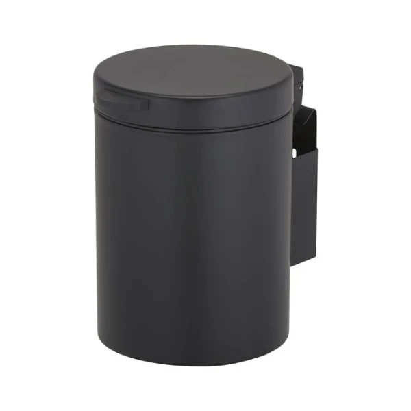 Geesa Hotel wandafvalemmer 3 liter - zwart mat
