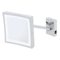 Geesa Mirror scheerspiegel 2-armig 5x vergrotend - chromé