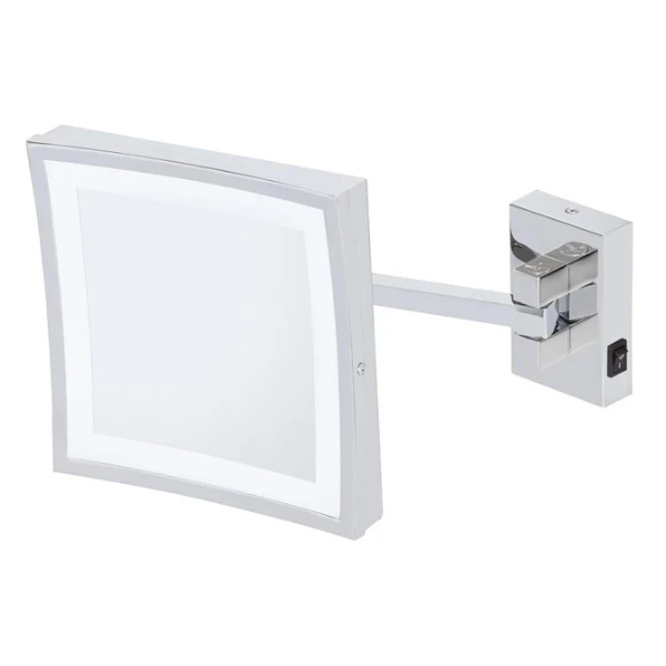 Geesa Mirror scheerspiegel 2-armig 5x vergrotend - chroom