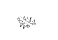 Pressalit WSS jeu de pentures avec vis p.couvercle inoxydable a9109