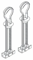 Pressalit WSS pièces détachées pour charnière avec cheville basculante (2xa9233)
