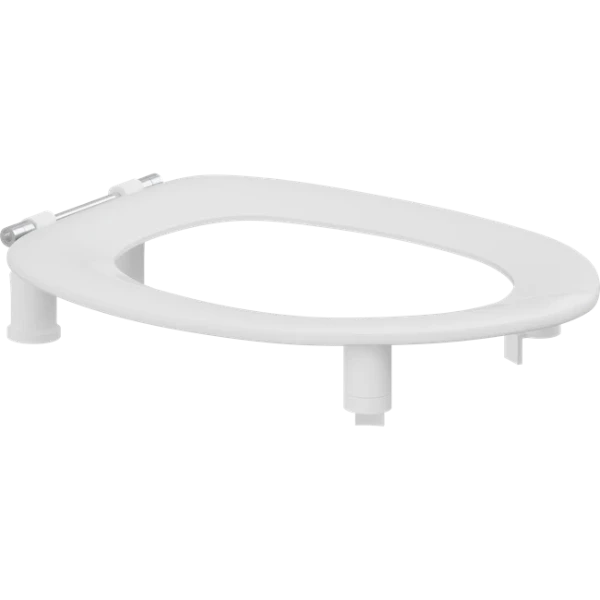 Pressalit Dania siège de wc dania 5 cm s/couv. blanc