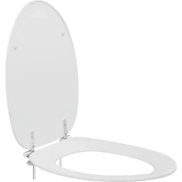 Pressalit Dania siège de wc dania a/couvercle blanc