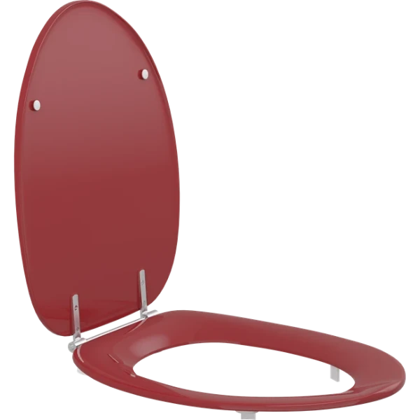 R37035-D92999 Pressalit Dania toiletzitting met deksel - rood