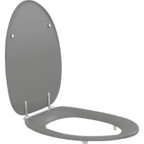 Pressalit Dania siège de wc dania a/couvercle gris