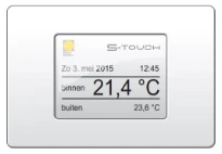 Paradigma S-Touch II thermostat d'ambiance blanc