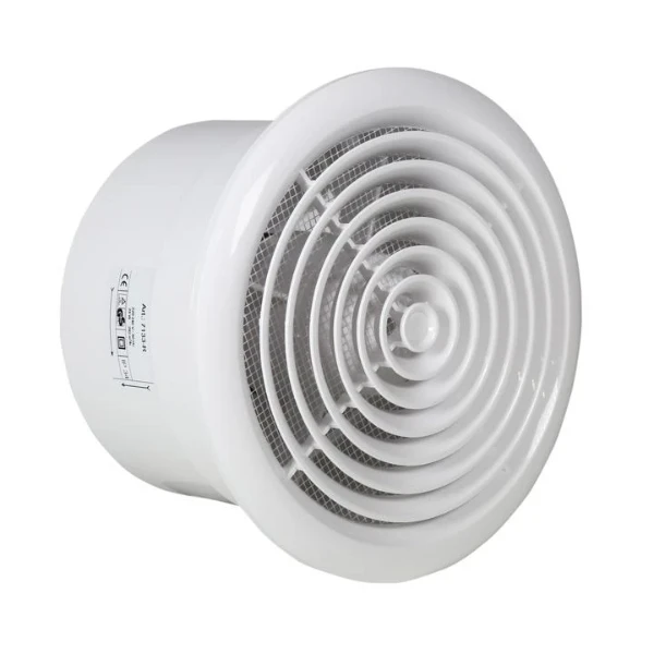 Renson 7131/R ventilateur mural ronde standard 100 mm - blanc