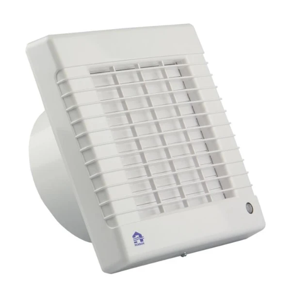 Renson 7231T/12V ventilateur réglables mural avec timer 100mm - 12V - blanc