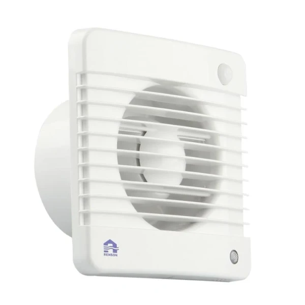Renson 7502M ventilateur mural avec timer & capteur de mouvement 125 mm - blanc