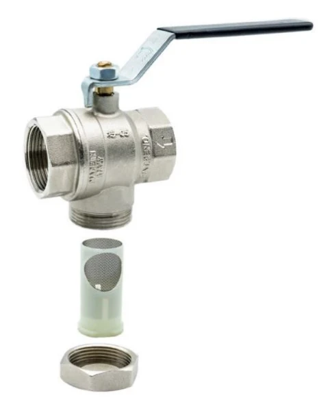 Watts BKF bolkraan met filter FF 4/4 x 4/4