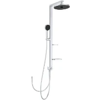 Ideal Standard Alu+ système de douche inverseur, douche de tête 2F 260mm , douchette 2F 100mm - silver
