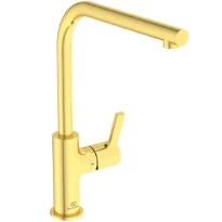 Ideal Standard Gusto mitigeur evier monotrou bec tube L - Brushed gold