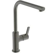Ideal Standard Gusto mitigeur evier monotrou bec tube L - Brushed gun metal