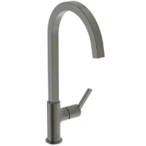 Ideal Standard Gusto mitigeur evier monotrou bec tube C carre - Brushed gun metal