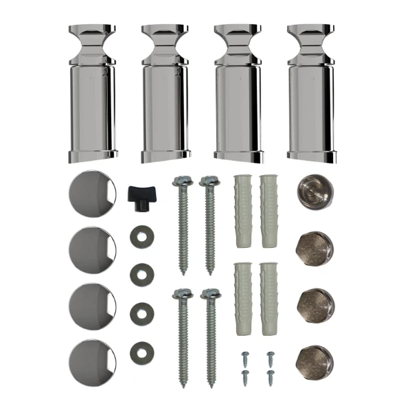 Stelrad Valeriana set de fixation - chromée