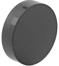 Geberit WSS rosace Split pour garniture de baignoire avec actionnement rotatif: Noir mat