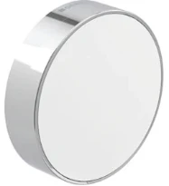 Geberit WSS rosace Split pour garniture de baignoire avec actionnement rotatif: blanche, chromé brillant