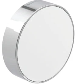 Geberit WSS rosace Split pour garniture de baignoire avec actionnement rotatif: blanche, chromé brillant
