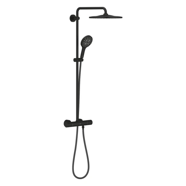 Grohe Rainshower SmartActive 310 douchesysteem met douchethermostaat - Phantom Black