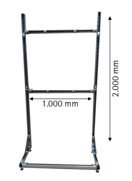 Walraven GWK vrijstaande console 2000 x 1000 mm voor wandketel