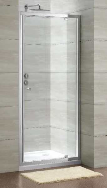 Procasa Free Basic porte de douche pivotante 900 x 1900 mm transparent - chromé