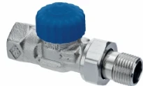Heimeier robinet de radiateur 5/4 droit nickelé-pour thermostat