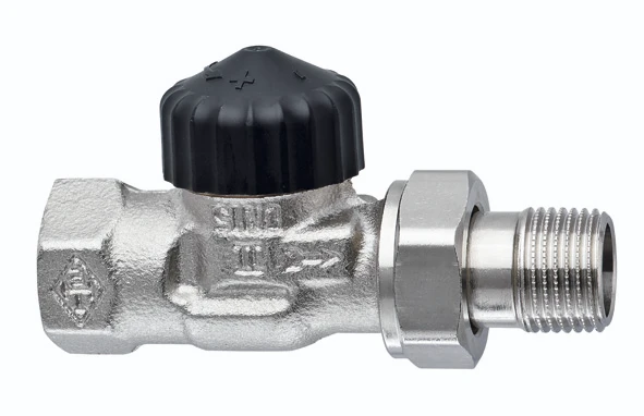Heimeier Standard thermostatiseerbare rechte radiatorkraan 1/2 x 1/2