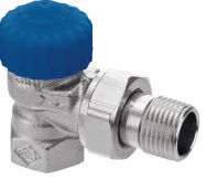 Heimeier robinet de radiateur 5/4 équerre nickelé dn32