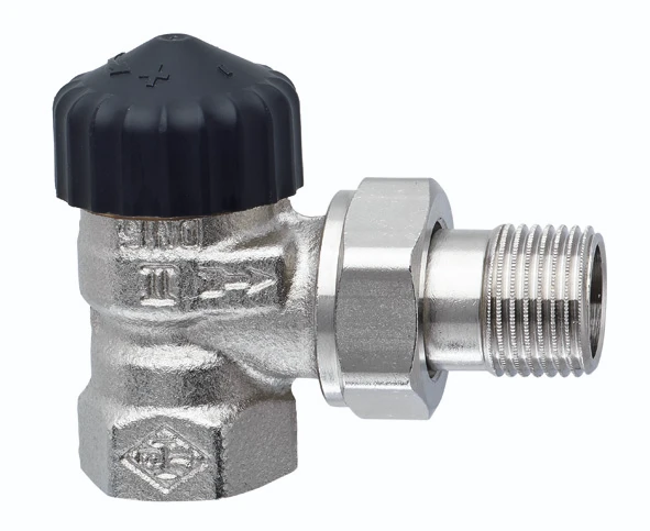 Heimeier Standard thermostatiseerbare haakse radiatorkraan 1/2 x 1/2