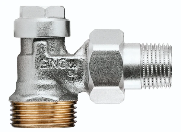 Heimeier Regulux raccord de radiateur 3/4 équerre dn15(1/2") nickelé