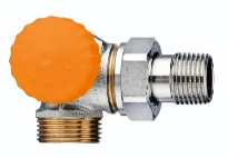 Heimeier Eclipse vanne thermostatique double équerre gauche 1/2" x 3/4"EK