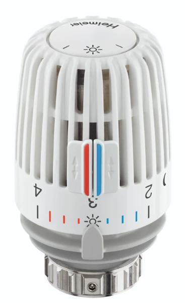 Heimeier K thermostat radiateur avec élément sensible et écoclips+bague antivol