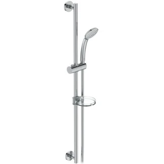 B9502AA Ideal Standard IdealRain glijstangcombinatie 900 mm met handdouche 80 mm met 1 functie - chroom