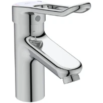 Ideal Standard CeraPlus 2 mitigeur lavabo sans vidage avec antivol brise-jet laminaire et poignée ouverte de 140 mm - chromé