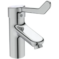 Ideal Standard CeraPlus 2 mitigeur lavabo avec vidage avec antivol brise-jet laminaire et poignée médicale de 160 mm. - chromé