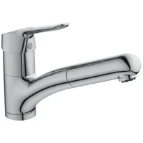 Ideal Standard Ceraflex Kitchen mitigeur cuisine avec douchette extractible avec BlueStart Technology pour boiler basse pression chromé