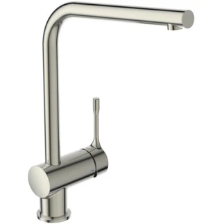 Ideal Standard CeraLook mitigeur cuisine avec bec-L haut(BlueStart Technology) inox look