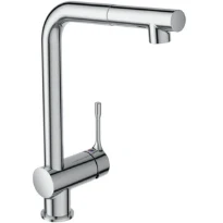 Ideal Standard CeraLook mitigeur cuisine avec bec-L hautet douchette 1F, basse pression chromé