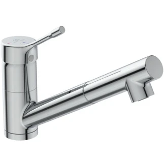 Ideal Standard CeraLook mitigeur cuisine avec douchette extractible (BlueStart Technology) chromé