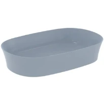 Ideal Standard Ipalyss lavabo à poser 600 x 380 mm - Bleu poudré - sans trou de robinet - sans trop-plein